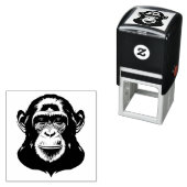 Tampon Auto-encreur Chimp (En situation)