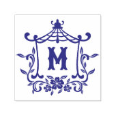 Tampon Auto-encreur Chinoiserie Monogram Pagode (Design)