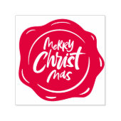 Tampon Auto-encreur Christian Joyeux Noël Sceau de cire religieuse (Design)