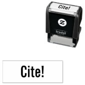 Tampon Auto-encreur Cite ! Rétroaction de l'enseignant pour l'écriture (En situation)