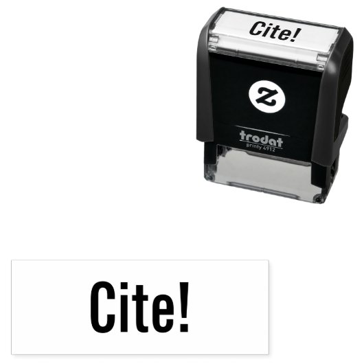 Tampon Auto-encreur Cite ! Rétroaction de l'enseignant pour l'écriture (En situation)