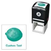 Tampon Auto-encreur Citron vert (En situation)