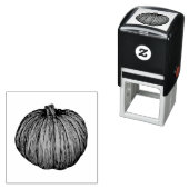 Tampon Auto-encreur Citrouille automne (En situation)