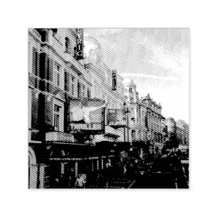 Tampon Auto-encreur Cityscape Vintage urbain