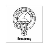 Tampon Auto-encreur Clan Armstrong Crest Stamp autoportant (Design)
