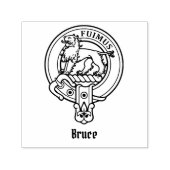 Tampon Auto-encreur Clan Bruce Crest (Design)