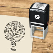 Tampon Auto-encreur Clan Clark Crest