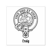 Tampon Auto-encreur Clan Craig Crest Timbre auto-encastré (Design)