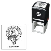Tampon Auto-encreur Clan Gregor Crest Stamp autoportant (En situation)