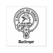 Tampon Auto-encreur Clan Gregor Crest Stamp autoportant (Design)