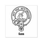 Tampon Auto-encreur Clan Gunn Crest Stamp autoportant (Design)