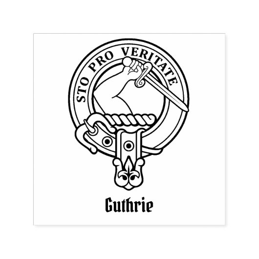 Tampon Auto-encreur Clan Guthrie Crest (Design)