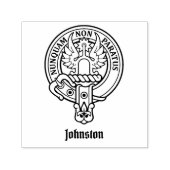 Tampon Auto-encreur Clan Johnston Crest Stamp autoportant (Design)