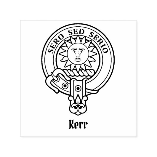 Tampon Auto-encreur Clan Kerr Crest (Design)