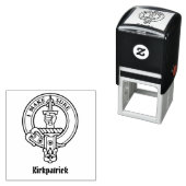 Tampon Auto-encreur Clan Kirkpatrick Crest (En situation)