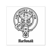 Tampon Auto-encreur Clan MacDonald de Keppoch Crest Stamp autoportant (Design)