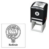 Tampon Auto-encreur Clan MacKenzie Crest Timbre auto-encastré (En situation)