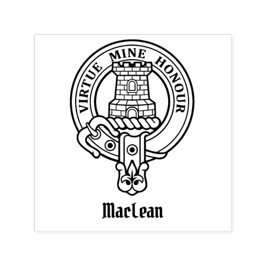 Tampon Auto-encreur Clan MacLean Crest (Design)