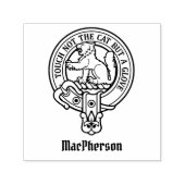 Tampon Auto-encreur Clan MacPherson Crest Stamp autoportant (Design)