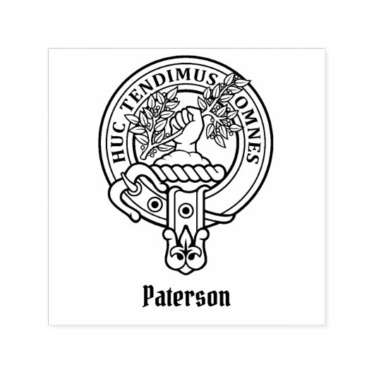 Tampon Auto-encreur Clan Paterson Crest (Design)