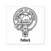 Tampon Auto-encreur Clan Pollock Crest Stamp autoportant (Design)