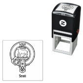 Tampon Auto-encreur Clan Scott Crest Stamp autoportant (En situation)