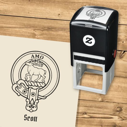 Tampon Auto-encreur Clan Scott Crest Stamp autoportant