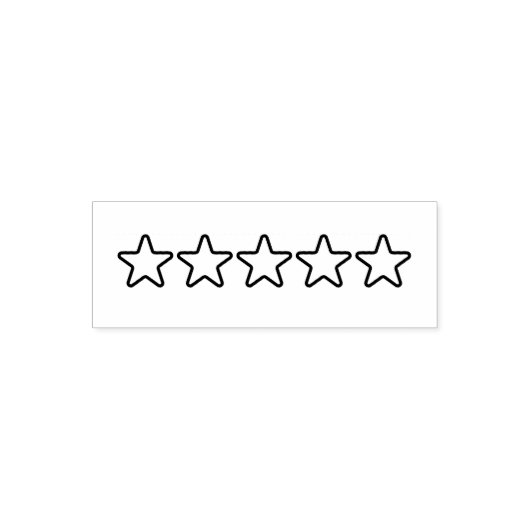 Tampon Auto-encreur Classement 5 étoiles (Design)