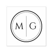 Tampon Auto-encreur Classic Custom Initial Wedding (Design)