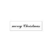 Tampon Auto-encreur Classic Elegant Merry Christmas Script (Design)