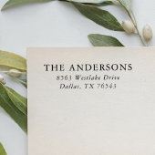 Tampon Auto-encreur Classic Modern Family Name Adresse de retour