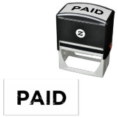 Tampon Auto-encreur Classic PAID Self Inking Rubber Office Stamp (En situation)