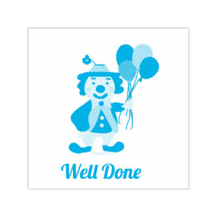 Tampon Auto-encreur Clown joli timbre de l'enseignant