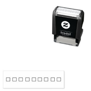 Tampon Auto-encreur Cochez les étoiles Liste de contrôle Journal des p