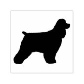 Tampon Auto-encreur Cocker Spaniel Chien race Silhouette (Design)