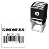 Tampon Auto-encreur Code-barres Cote positive Quote esthétique (En situation)