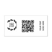 Tampon Auto-encreur Code QR | Logo d'entreprise Moderne Professionnell (Design)