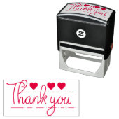 Tampon Auto-encreur Coeurs de Merci (En situation)
