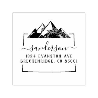 Tampon Auto-encreur Colorado Adresse de retour Timbre auto-auto-alluma