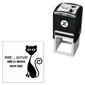 Tampon Auto-encreur Conception de chats (En situation)