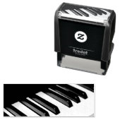 Tampon Auto-encreur Conception de piano cool (En situation)