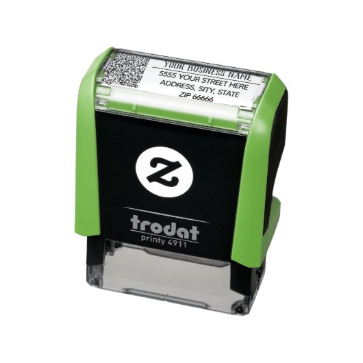 Tampon Auto-encreur Concevez votre propre adresse QR Code Modèle de ta (Produit)