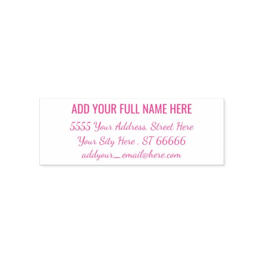 Tampon Auto-encreur Concevez votre propre nom d'adresse auto-encrage T (Design)