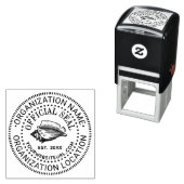 Tampon Auto-encreur Conch Shell Nom officiel du sceau Loc URL Date de  (En situation)