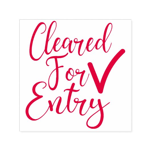 Tampon Auto-encreur Contrôle de température / effacé pour l'entrée (Design)