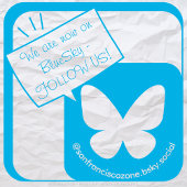 Tampon Auto-encreur Cool Nous sommes sur les médias sociaux SUIVEZ-NOU