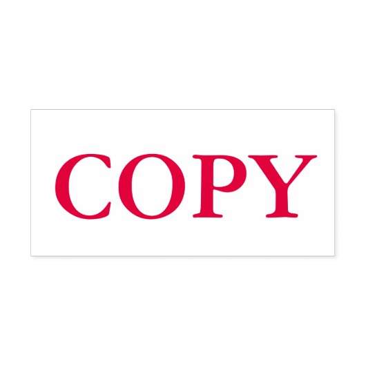 Tampon Auto-encreur Copie rouge (Design)