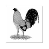 Tampon Auto-encreur Coq de combat Ginger Rouge (Design)