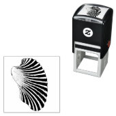 Tampon Auto-encreur Coquille de palourde (En situation)