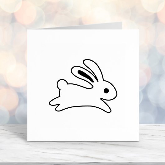 Tampon Auto-encreur Couleur de lapin de lapin